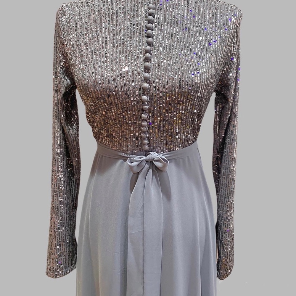 Sequin Maxi Dress-Modest Dress